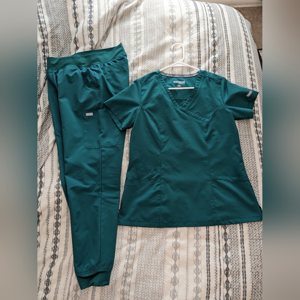 Hunter Green Scrubs